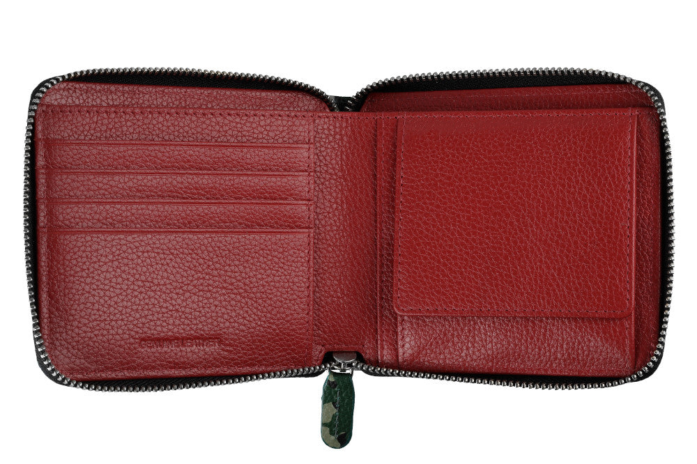 Zipper Wallet Camo Green