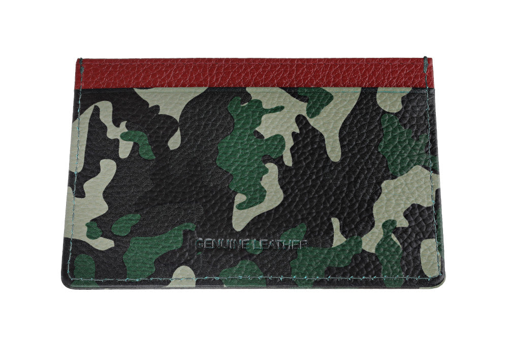 Credit Card Holder Camo Green