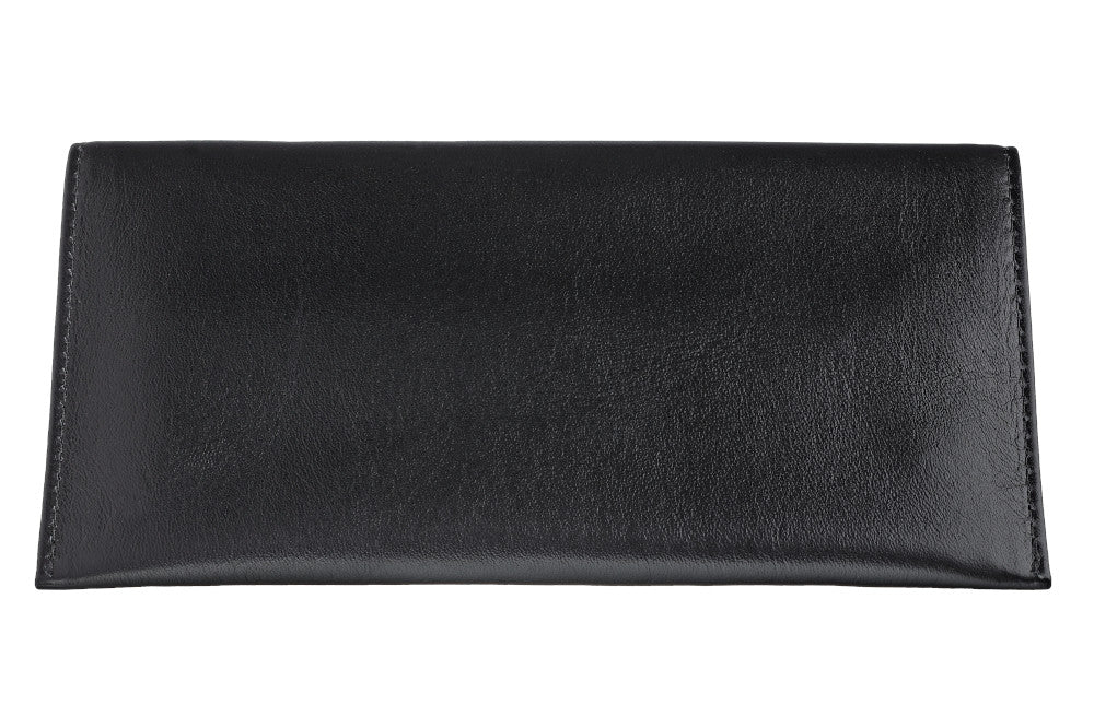 Nappa Bi-Fold Tobacco Pouch Black