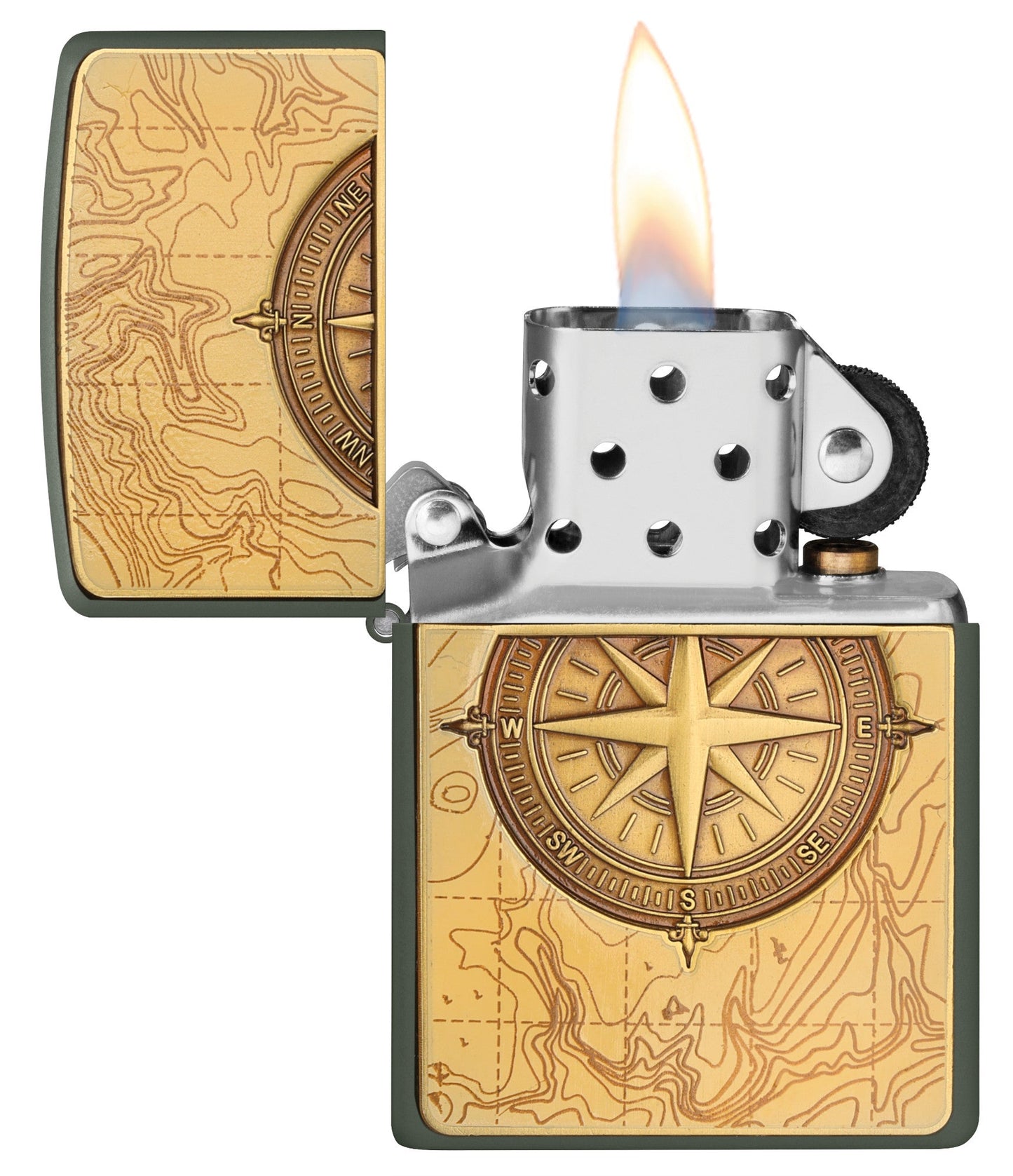 Compass Map Emblem