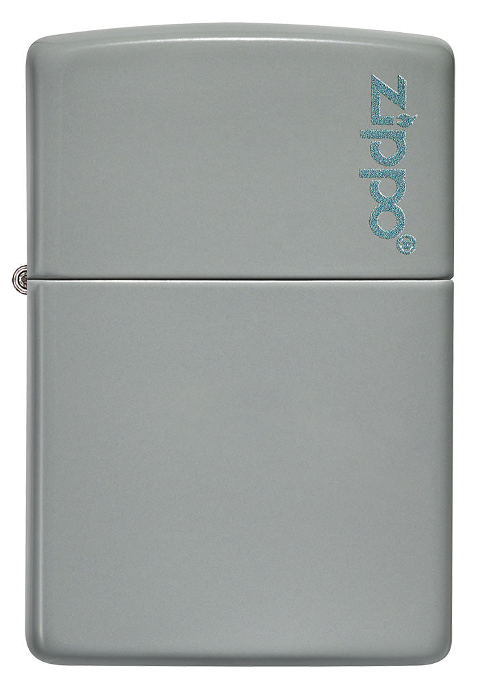 Flat Grey Zippo Logo