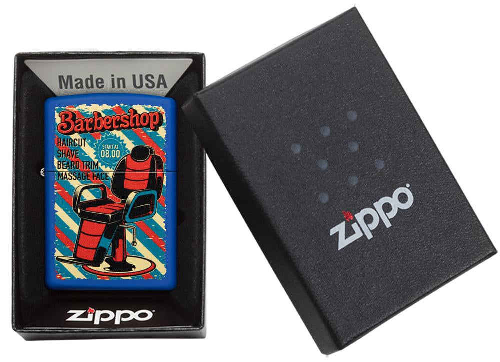 Barbershop Design Colour Image Windproof Lighter