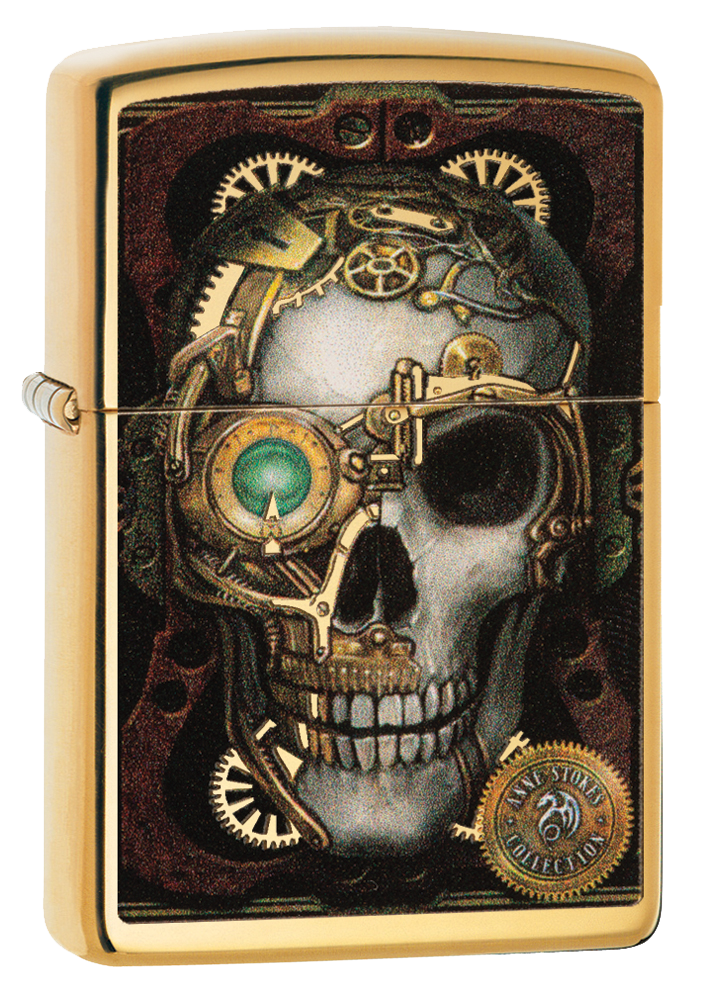 Anne Stokes Steampunk Skull Design