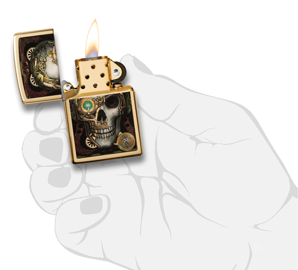 Anne Stokes Steampunk Skull Design