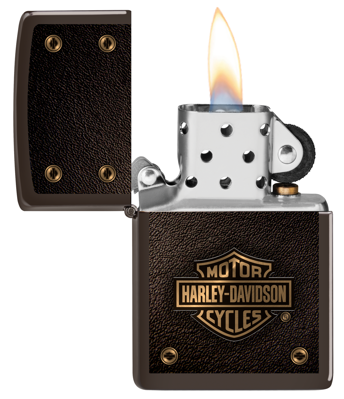 Harley-Davidson® Brown Rivets Design