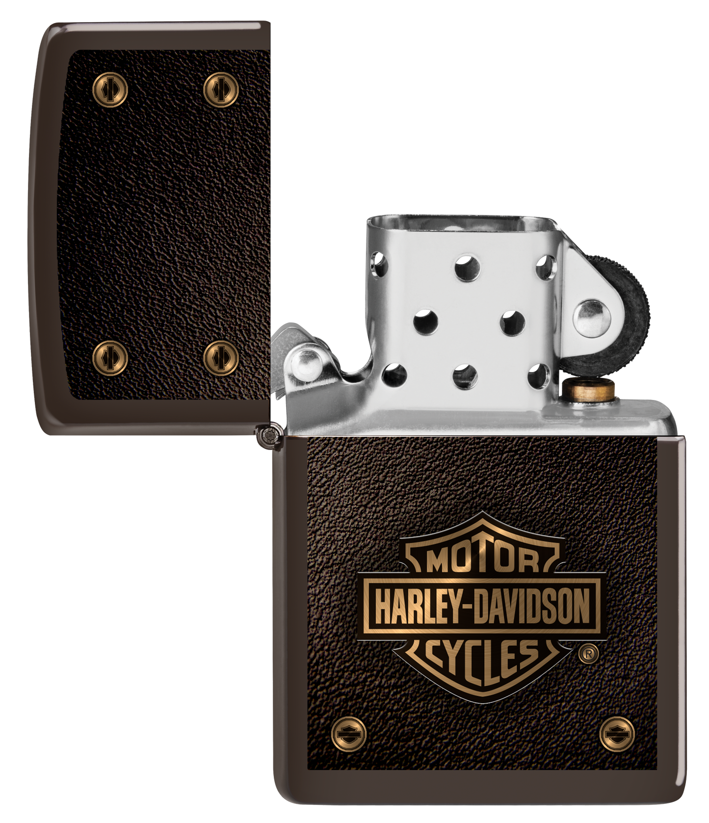 Harley-Davidson® Brown Rivets Design