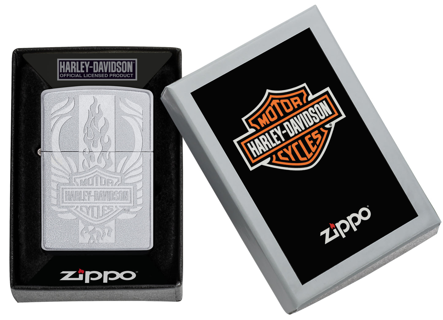 Harley-Davidson® Flaming Logo Design
