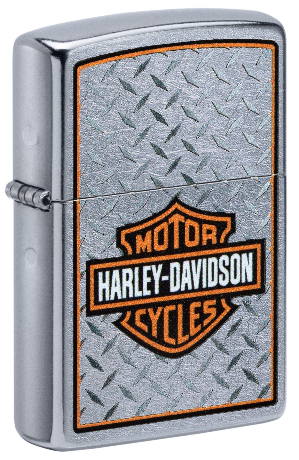 Harley-Davidson® Chequer Plate Logo Design