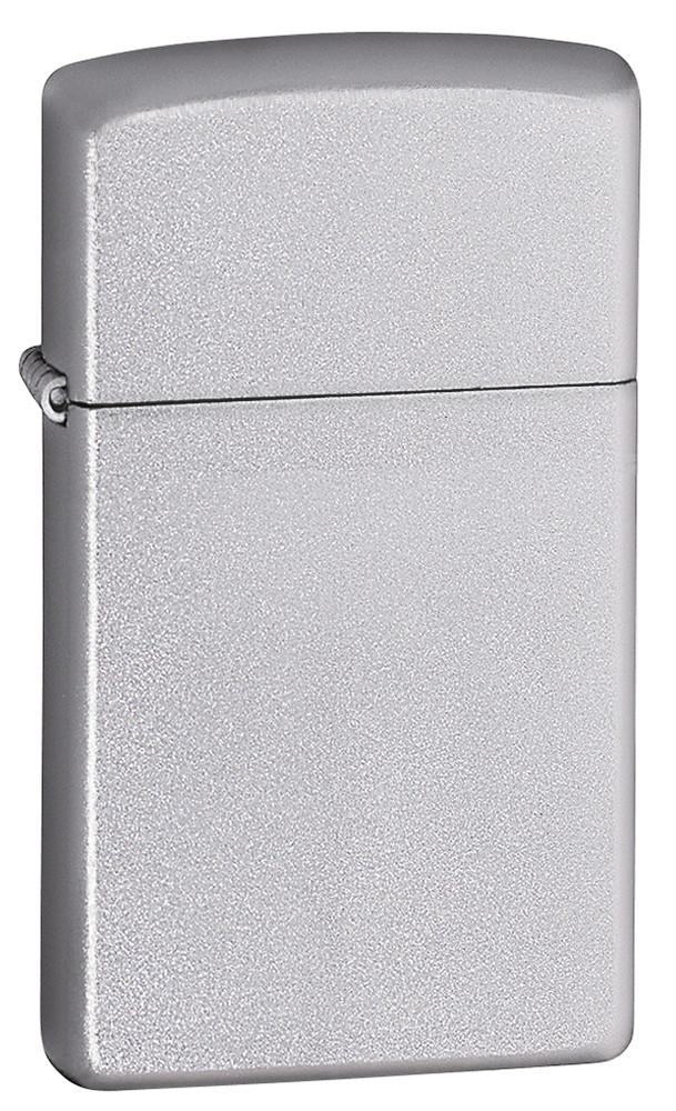 Slim Satin Chrome Windproof Lighter Zippo slim-satin-chrome-windproof-lighter-zippo