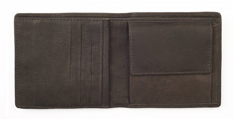 Leather and Canvas Wallet