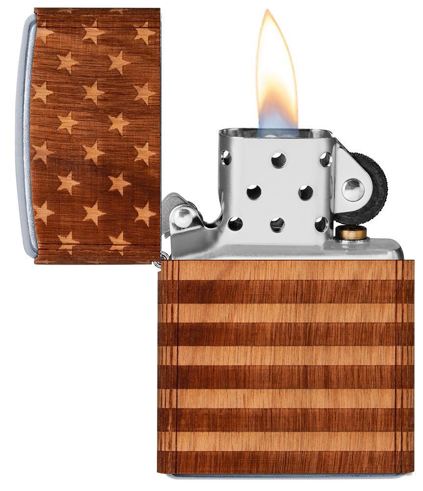 WOODCHUCK USA American Flag Wrap Emblem
