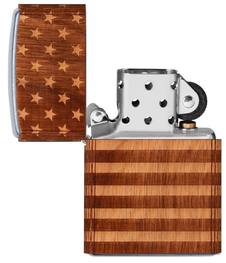WOODCHUCK USA American Flag Wrap Emblem