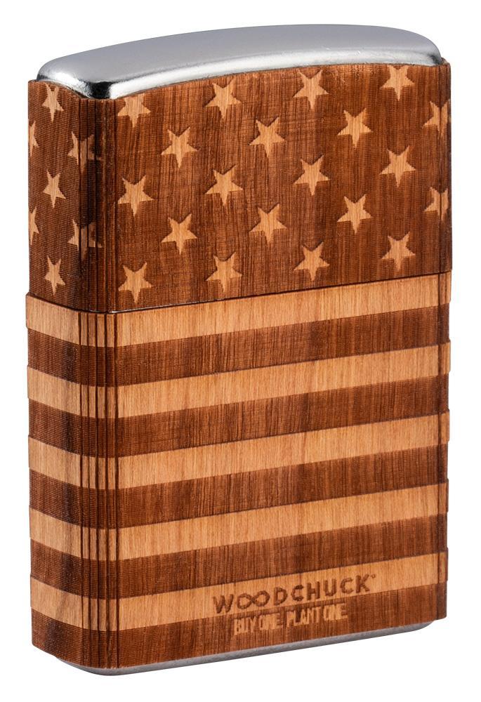 WOODCHUCK USA American Flag Wrap Emblem