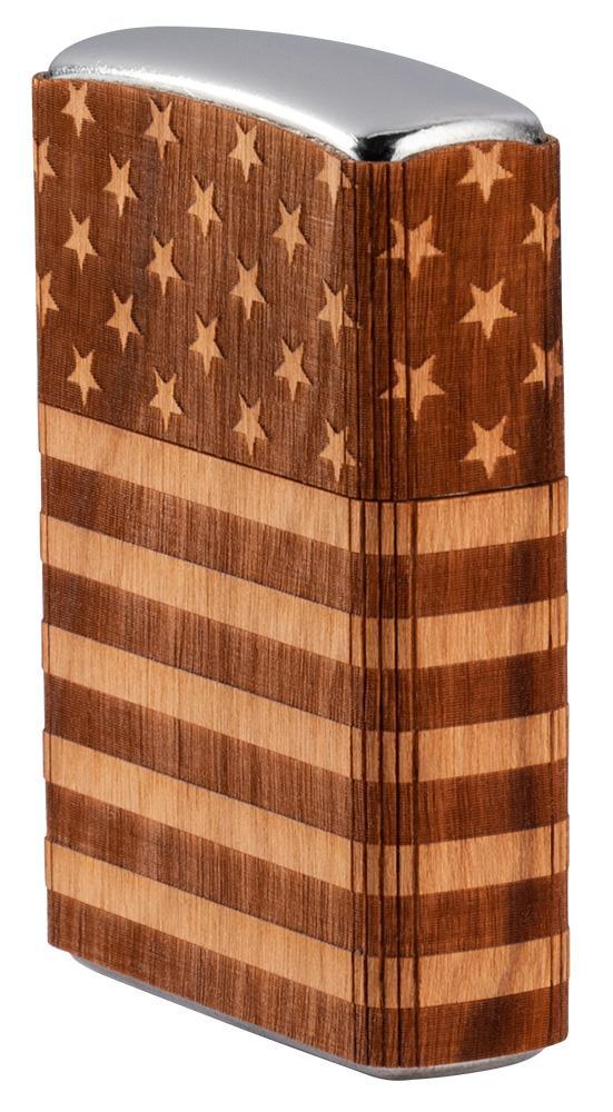 WOODCHUCK USA American Flag Wrap Emblem