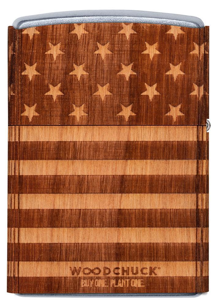 WOODCHUCK USA American Flag Wrap Emblem