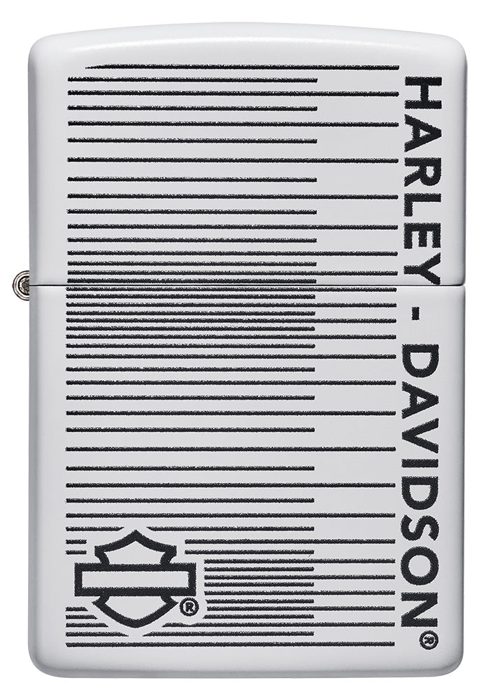 Harley-Davidson® White Matte Windproof Lighter