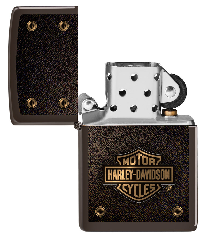 Harley-Davidson® Brown Rivets Design