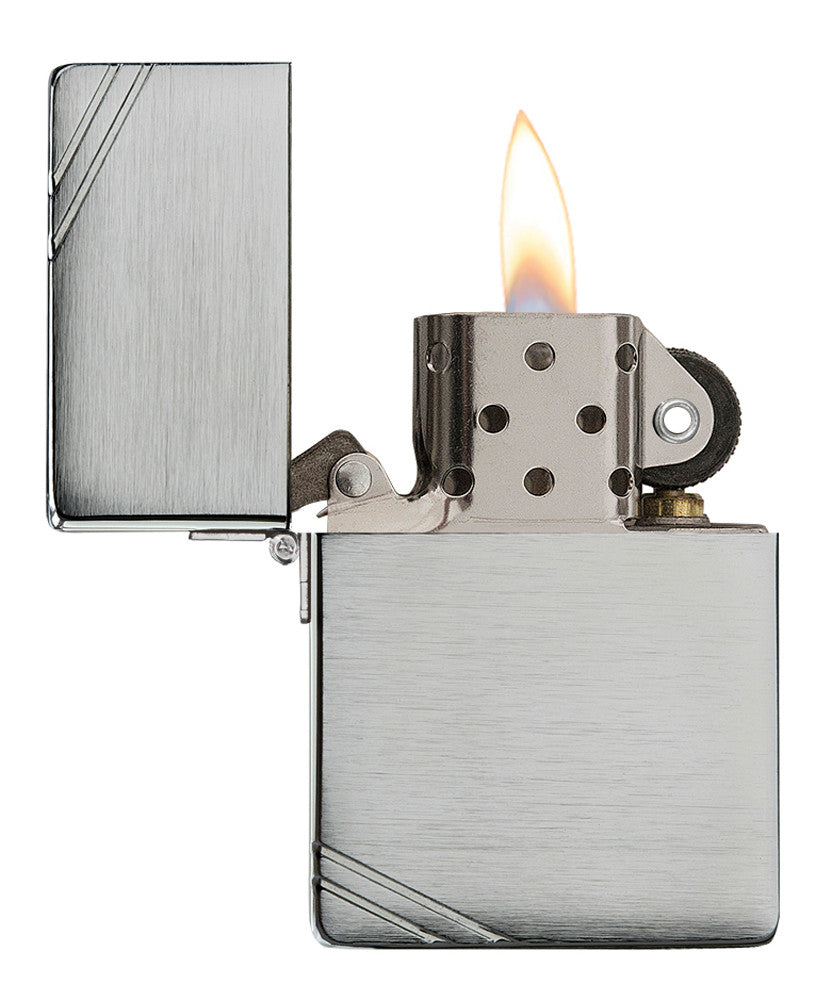 1935 Replica with Slashes Engraved - Chrome