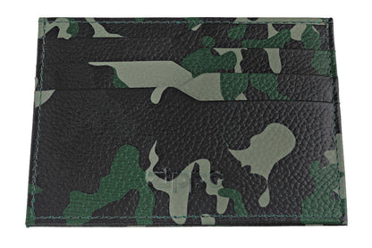 Credit card holder camouflage green