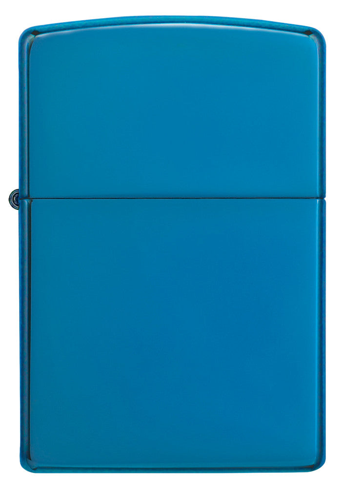 Classic High Polish Blue Engraved - Chrome