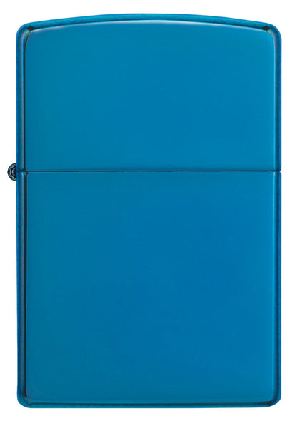 Classic High Polish Blue Engraved - Chrome