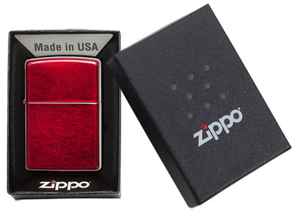 Classic Candy Apple Red™ Engraved - Chrome