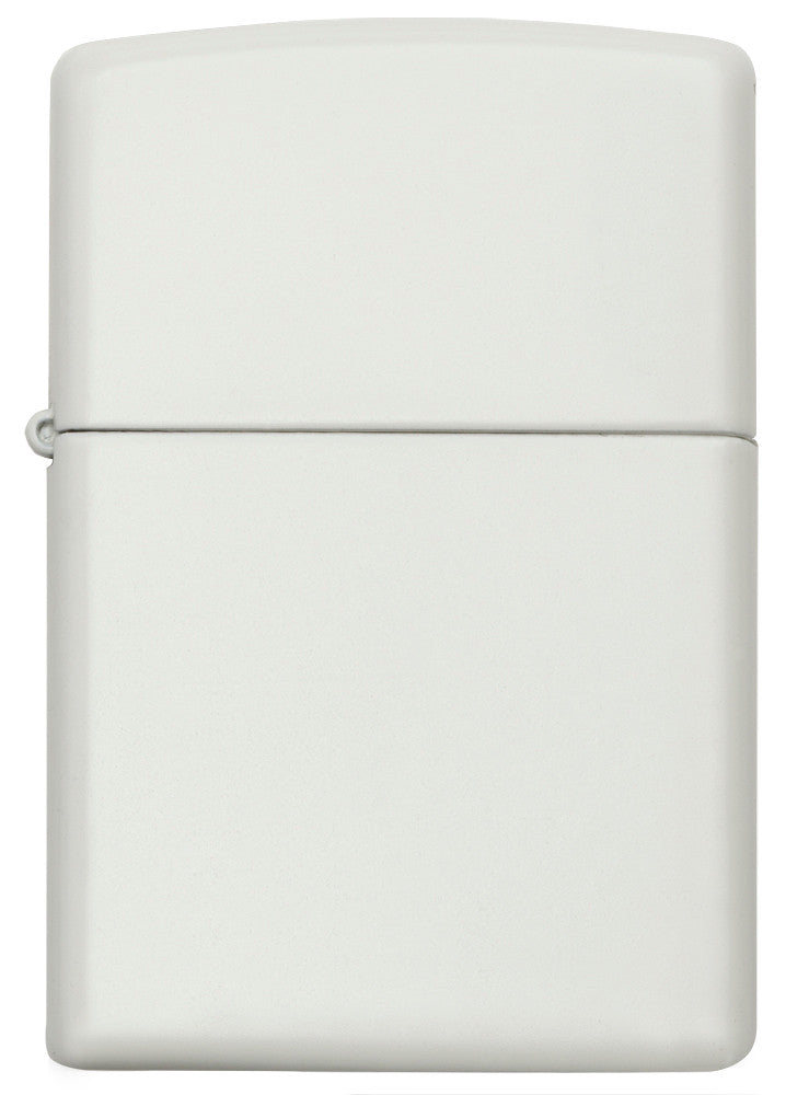 Classic White Matte Engraved - Brass
