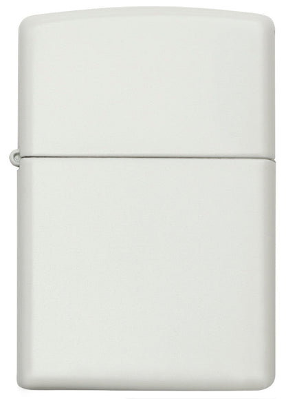 Classic White Matte Engraved - Brass