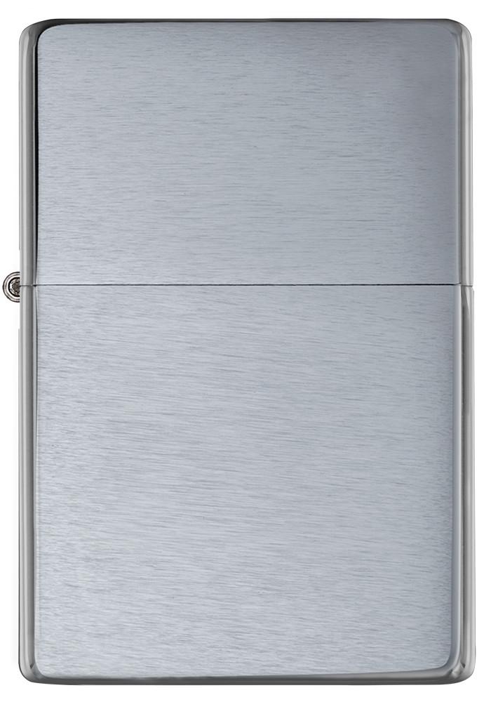 Brushed Chrome Vintage Engraved - Chrome