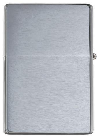 Brushed Chrome Vintage Engraved - Chrome