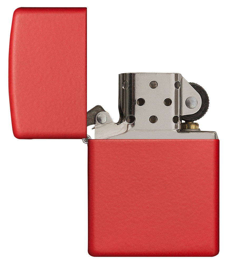Classic Red Matte Engraved - Brass