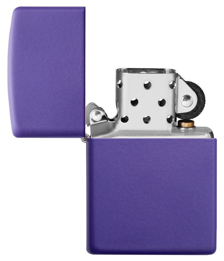 Classic Purple Matte Engraved - Brass