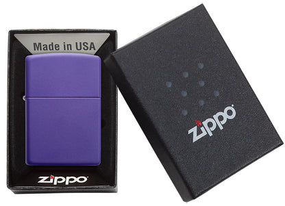 Classic Purple Matte Engraved - Brass