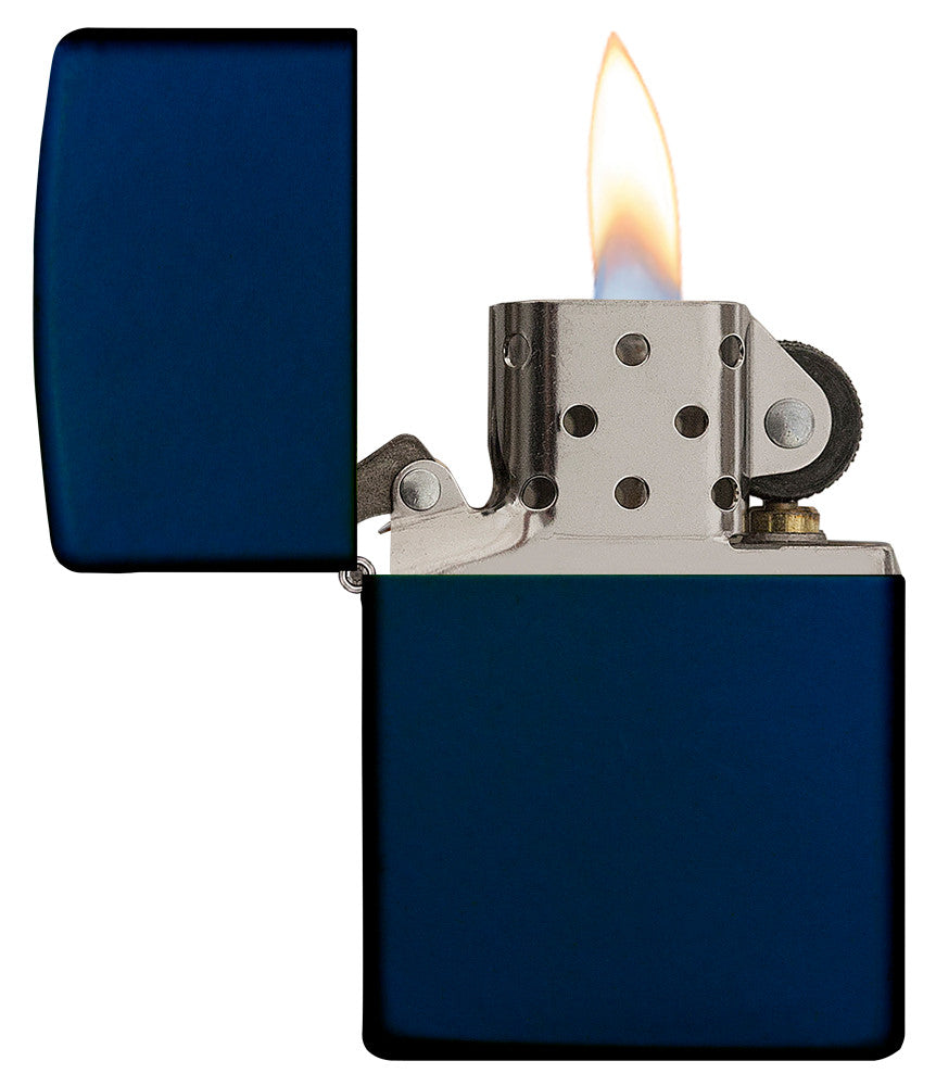 Classic Navy Matte Engraved - Brass