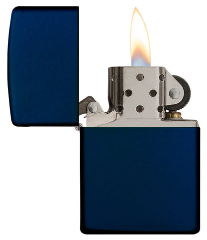 Classic Navy Matte Engraved - Brass