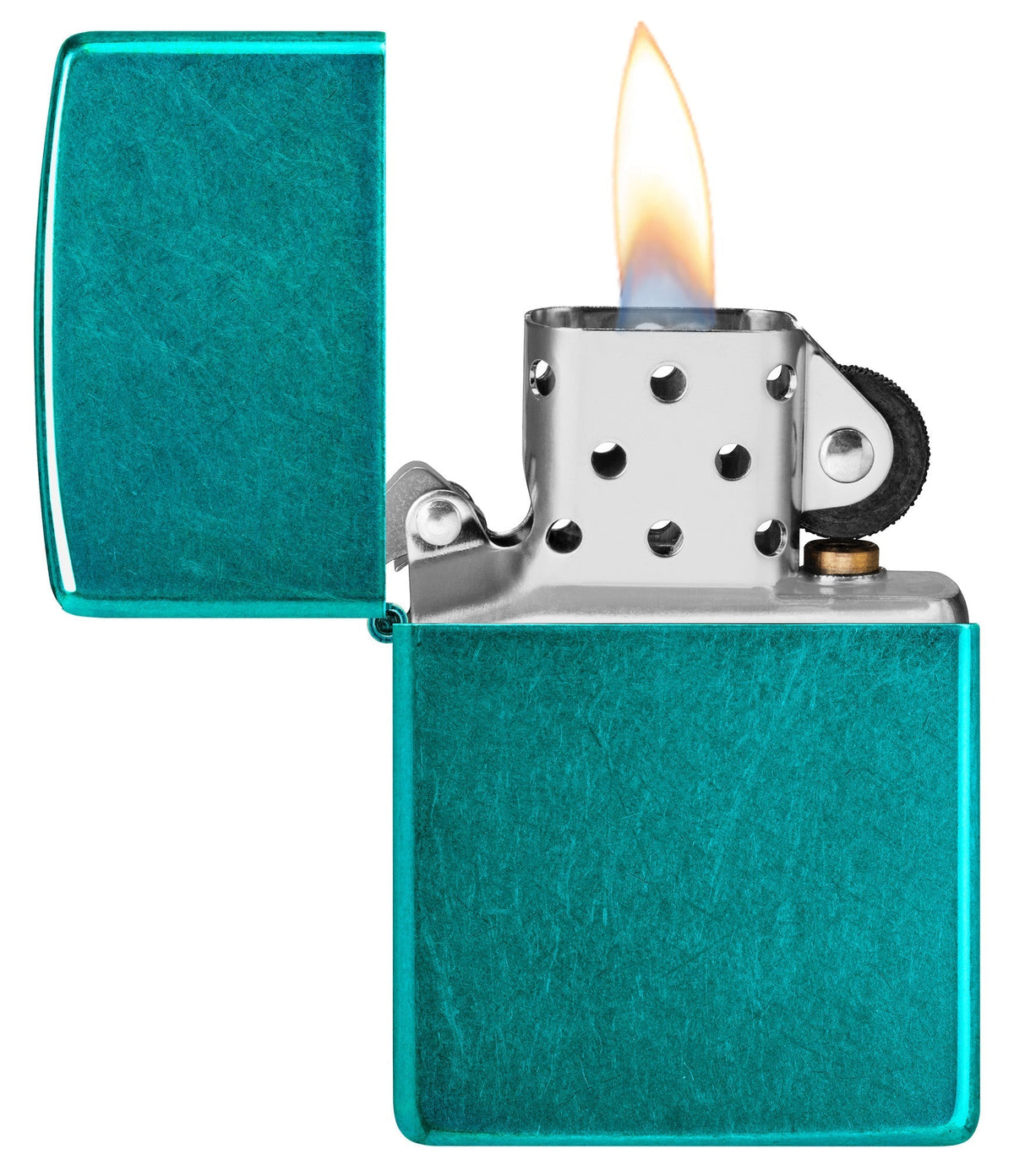 Classic Candy Teal Engraved - Chrome