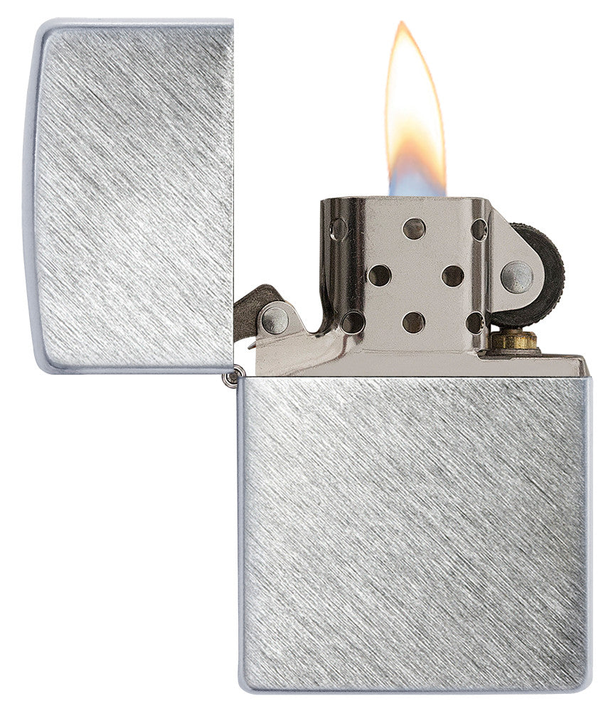 Classic Herringbone Sweep Engraved - Chrome