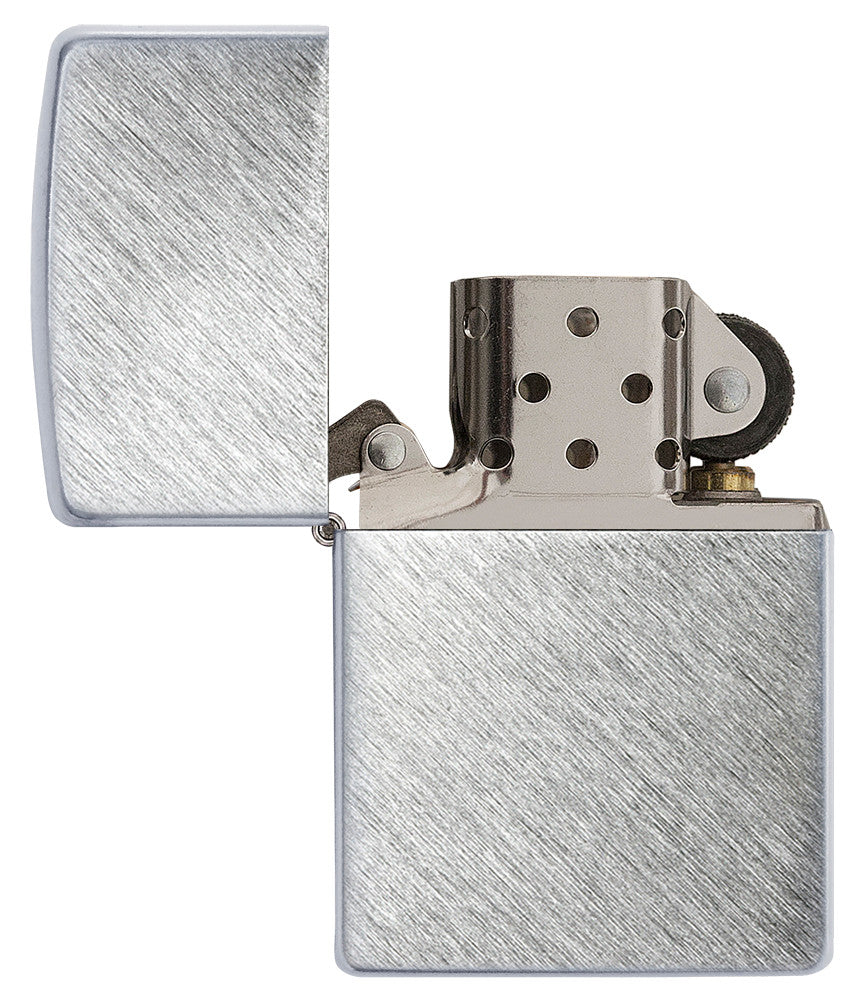 Classic Herringbone Sweep Engraved - Chrome