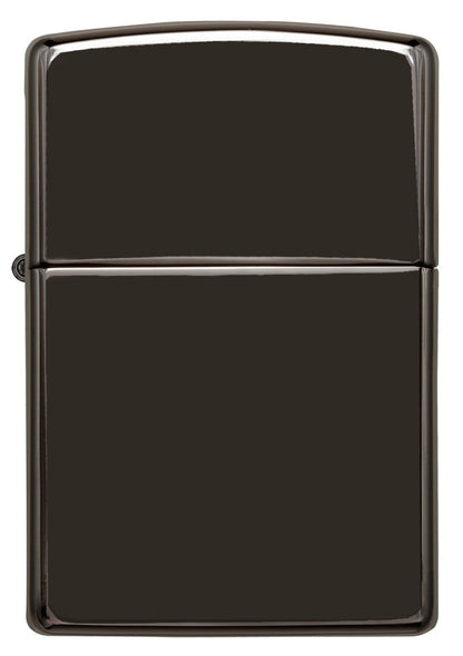 Classic High Polish Black Engraved - Chrome