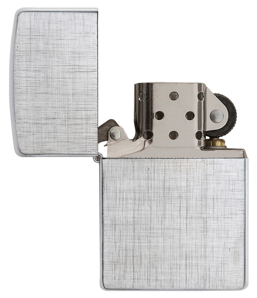 Classic Linen Weave Engraved - Chrome