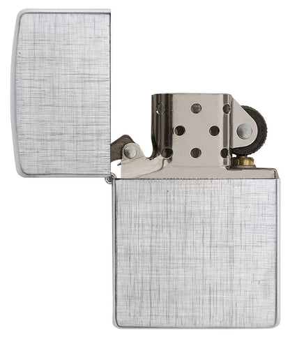 Classic Linen Weave Engraved - Chrome