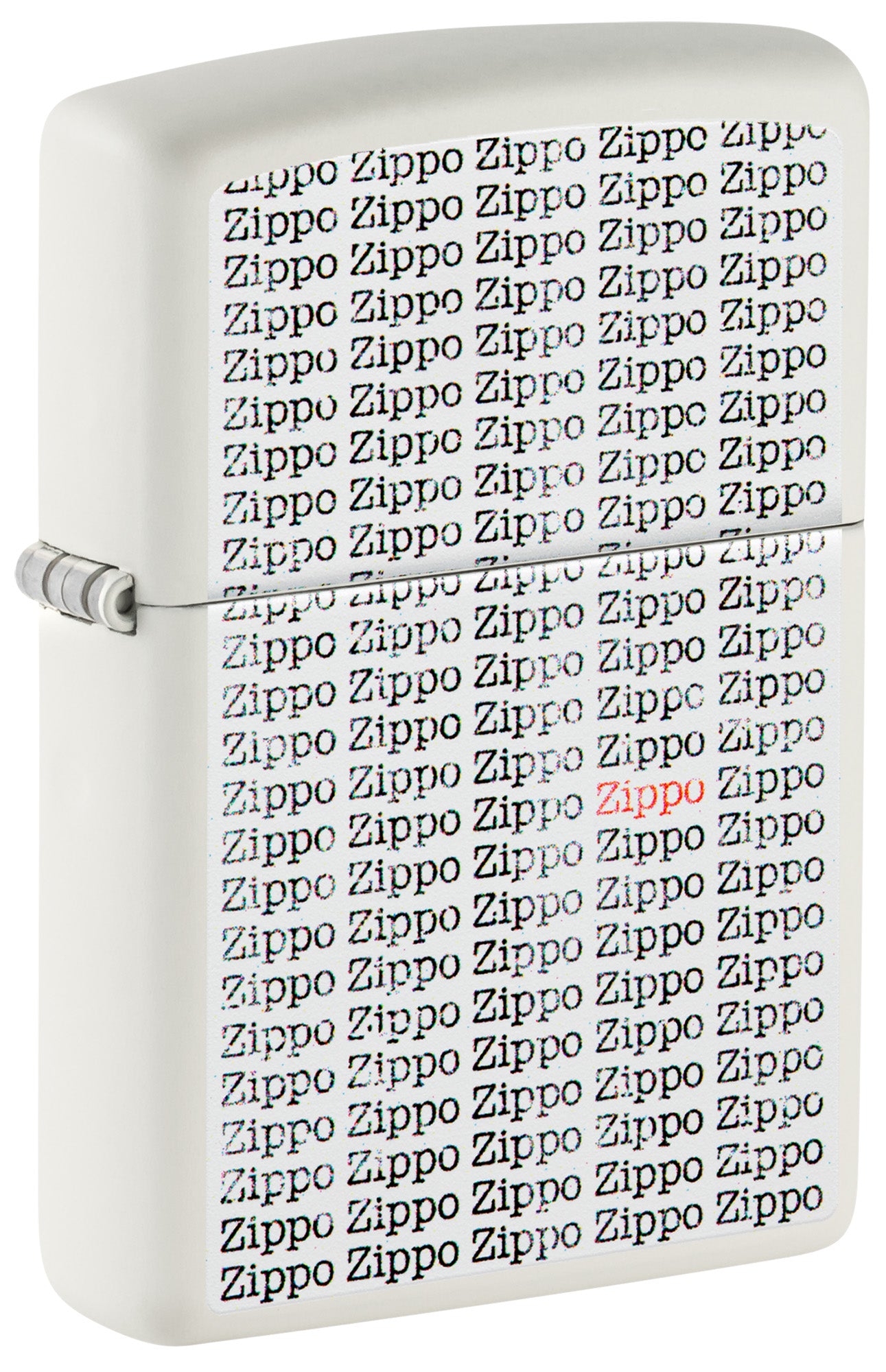 Zippo lighter with 'Zippo' text pattern P1