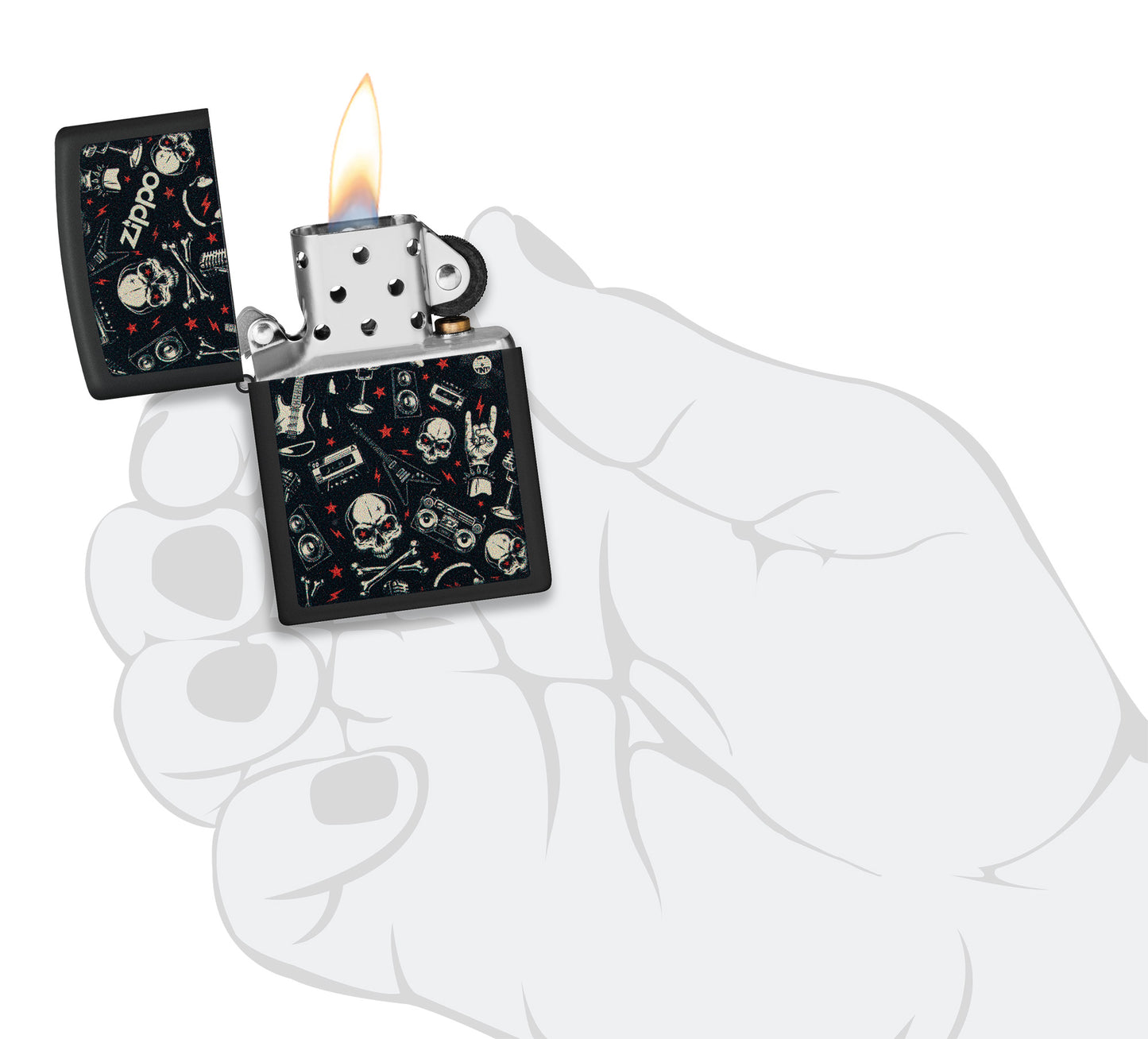 Grunt Pattern with Skulls