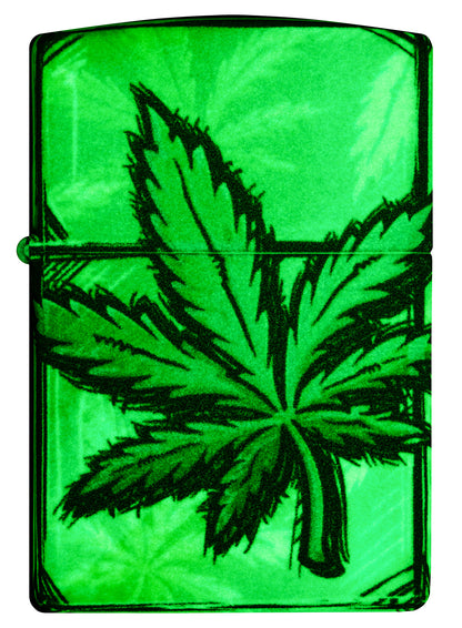 Glowing Cannabis Design