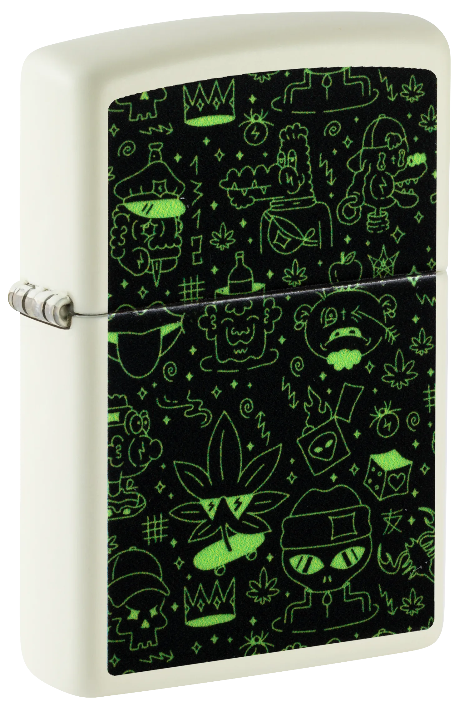 Zippo Cannabis Glow in the Dark Zippo Cannabis Glow in the Dark