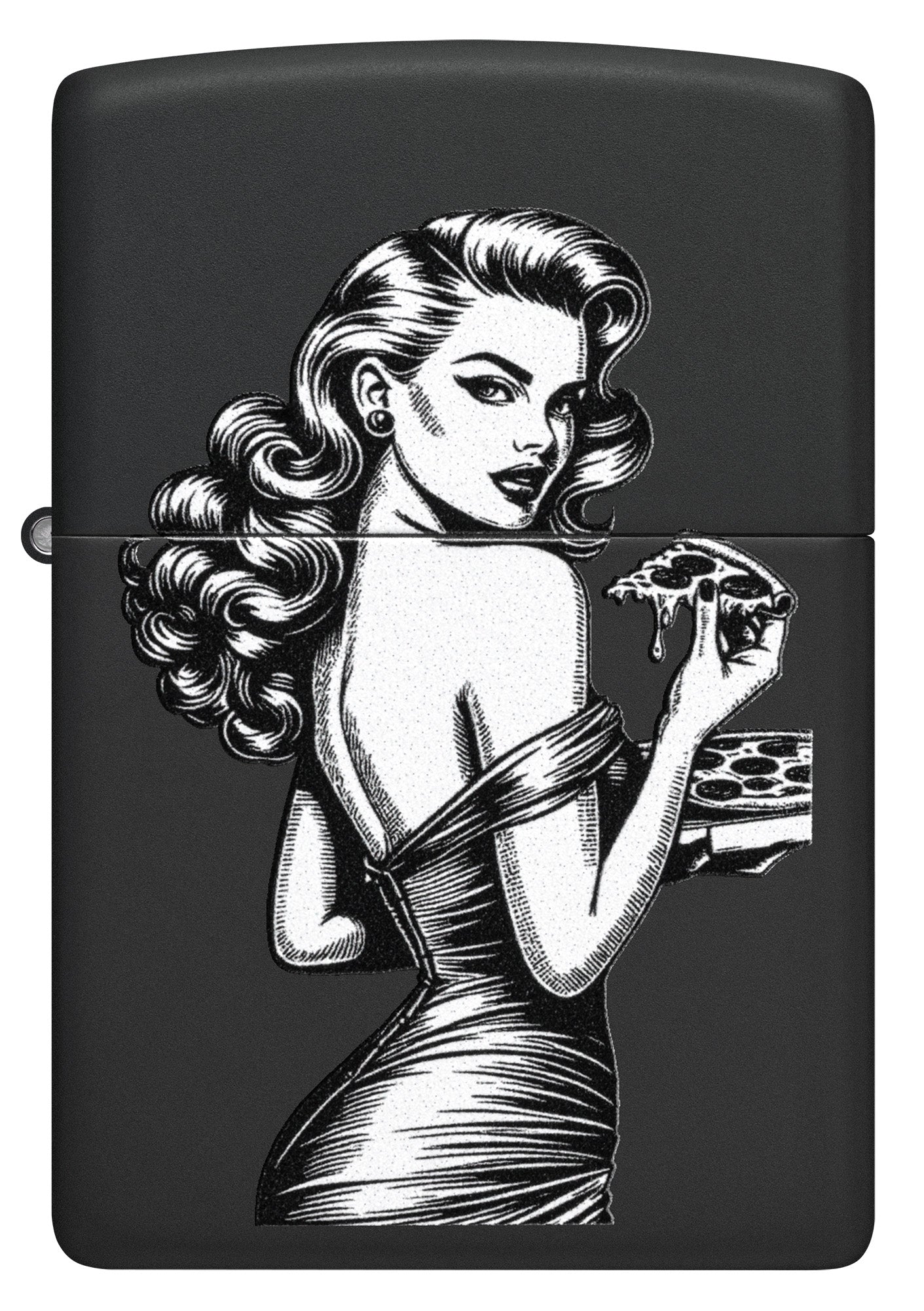 ZIPPO | Windproof Lighter Pinup Pizza Design