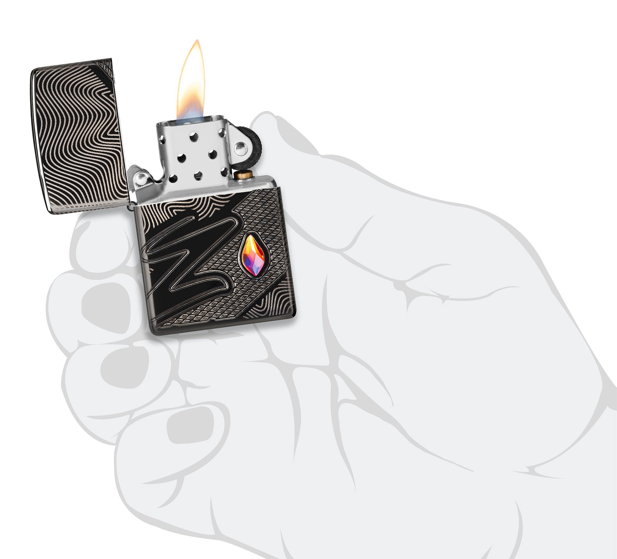 ZIPPO | Windproof Lighter Z Crystal Design