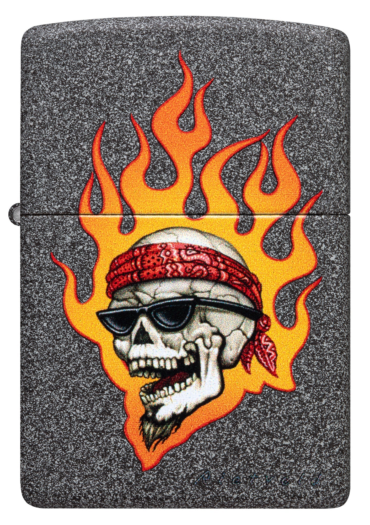 Rietveld Flaming Skull Design