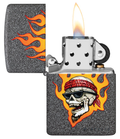 Rietveld Flaming Skull Design
