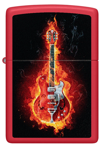 Flaming Guitar Design